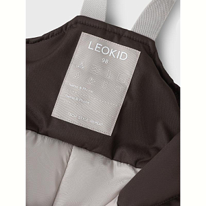 Полукомбинезон утепленный Leokid "Онни", коричневый